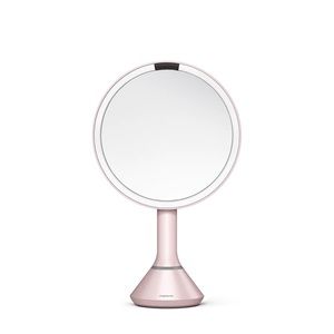 Simplehuman 8 Inch Tru-Lux  Light Sensor Mirror Pink